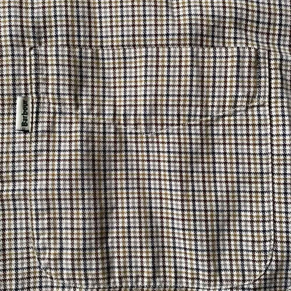 Barbour Comfort Fit Button-Down Shirt Men’s Size L (UK XL / EU XL) Checked Plaid - Picture 3 of 10